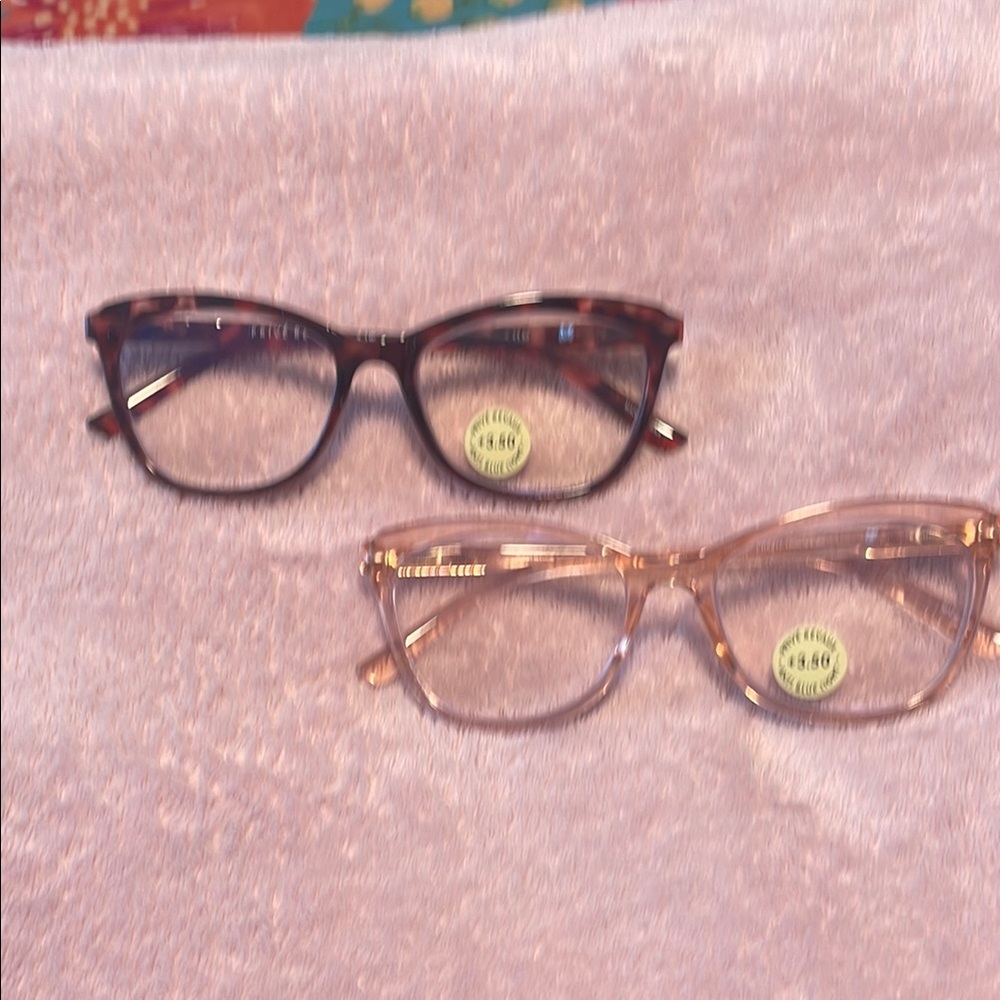 Stylish Brown and Cream Cat-Eye Glasses